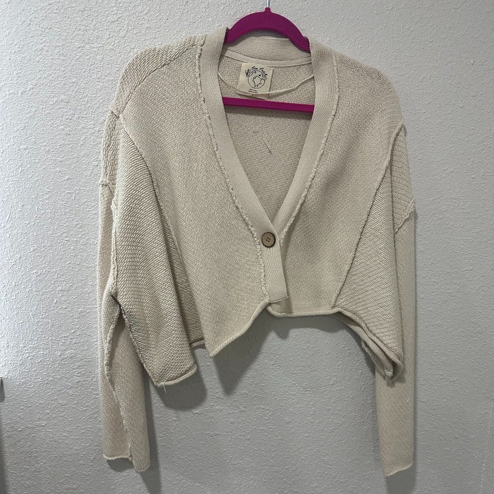 Free People Cropped Cardigan